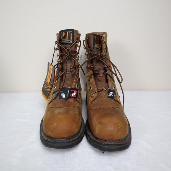 Ariat Other - Ariat WorkHog 8" Composite Toe Work Boots Brown Leather Mens 10D